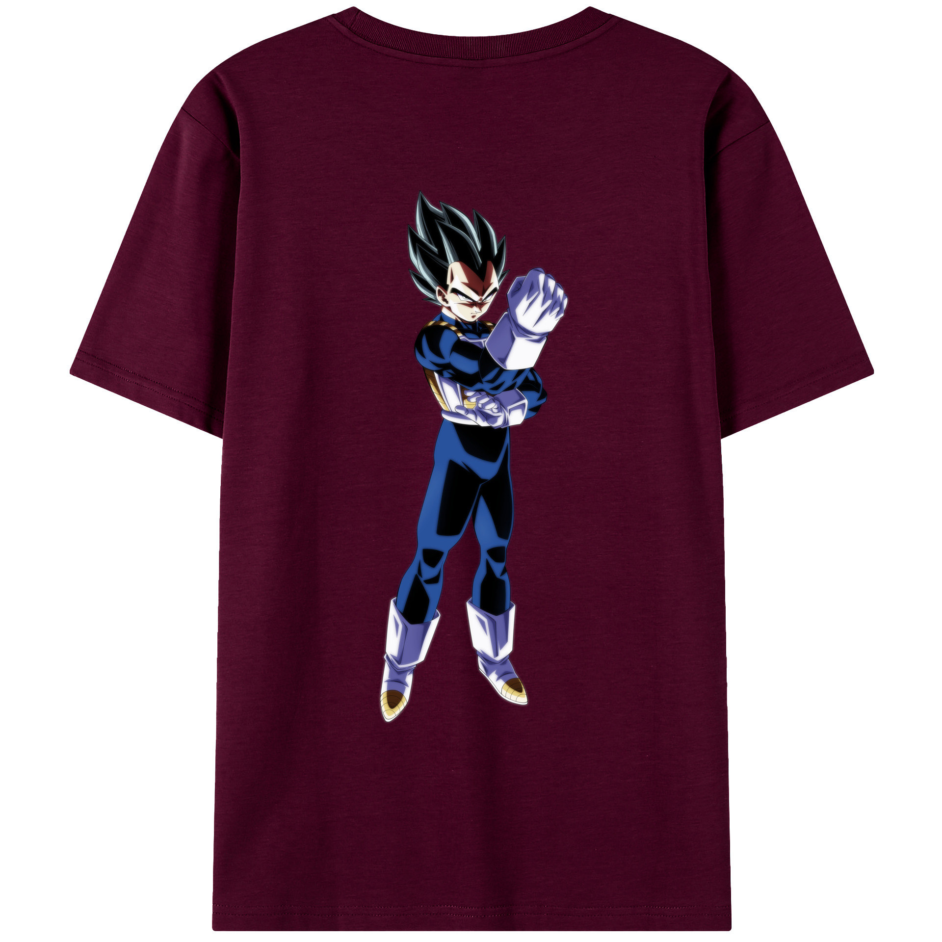 （画像用） ドラゴンボール ベジータ四世（Bejīta Yonsei）DRAGON BALL Vegeta IV レディース半袖Tシャツ(バックプリント)